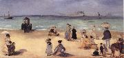 Edouard Manet On the Beach,Boulogne-sur-Mer Spain oil painting artist